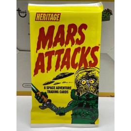 2012 Mars Attacks Topps Heritage Attack From Space Sealed Card Pack