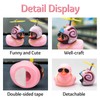 wonuu Pink Duck Car Dashboard Decorations Rubber Duck Car Ornaments