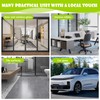 Shower Squeegee for Glass Doors, Car Window Squeegee with Wooden