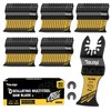TOLESA 50PCS Arc Edge Oscillating Saw Blade Wood, CR-V Oscillating