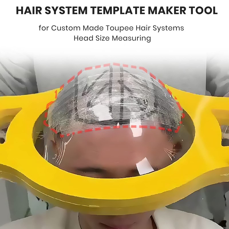 Hair System Template Maker Tool for Custom Made Toupee Hair