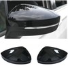 1Pair Exterior Side Rear View Mirror Cover Cap For VW