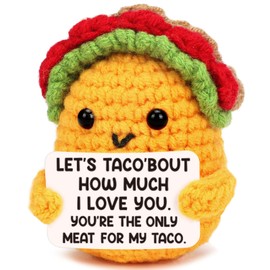 Gifts for her him I Love You Birthday Gifts for Women Men Unique Valentine Anniversary Wedding Crochet Animal Ornament Desk Decor Gift Ideas for Wife Husband Couples Girlfriend Boyfriend Mom Dad