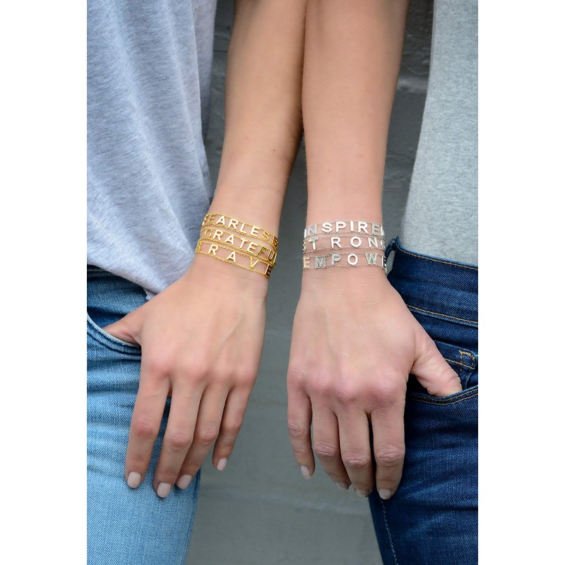 Maya J Empowered Grateful Bracelet Yellow