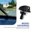 Titgoes 2 PCS Windshield Washer Nozzle, Single Hole Adjustable Fan-shaped
