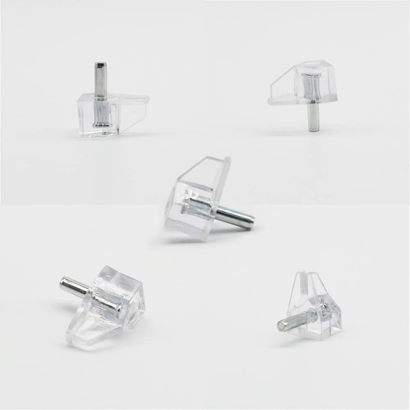 3 mm or 1/8 Inch Shelf Support Peg Clear Plastic