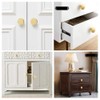 16 Pcs Mini Cabinet Knobs,1/2 Inch Brushed Gold Dresser Knobs,