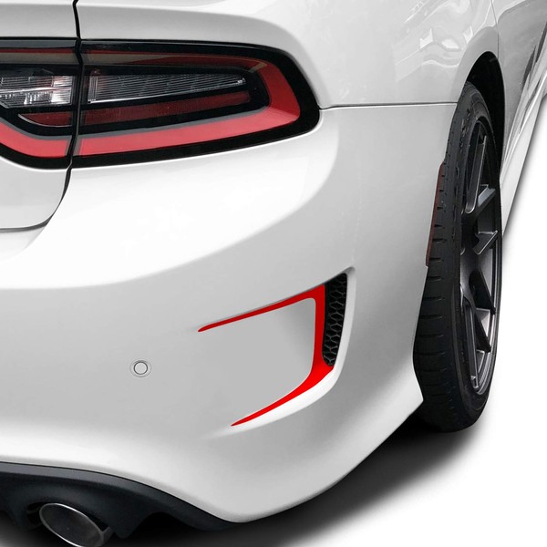 Bogar Tech Designs Custom Rear Bumper Vent Vinyl Decals Compatible