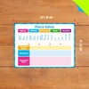8 Packs Place Value Whiteboards, Double Sided Dry Erase Board