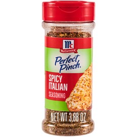 McCormick Perfect Pinch Seasoning, Spicy Italian, For Adding Italian Flavor with a Kick to Pizza, Pasta, Dressings & Sauces, 3.88 oz
