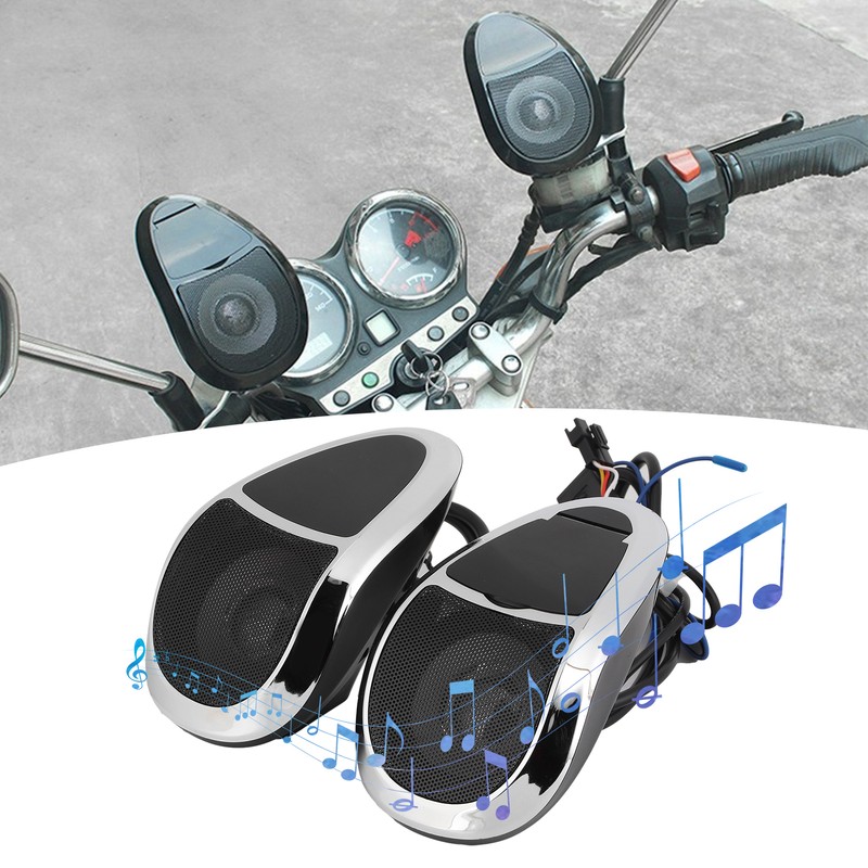 12V Bluetooth Speaker MP3 FM Radio with Light Sound Amplifiers