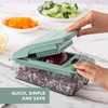 ook with Color Vegetable Chopper - Multifunctional 11 in 1