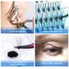 Bransfy False Eyelashes Clusters 280pcs DIY Eyelash Extension D Curl