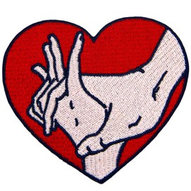 Love You Forever Patch Embroidered Applique Badge Iron On Sew On Emblem