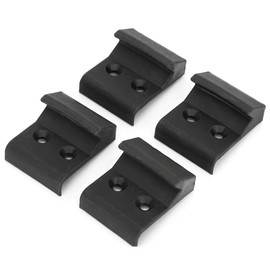 Zerone Set of 4 ABS Motorcycle Black Inner Jaw Clamps Tyre Changer Machine Protector for Tyre Changer / Repair