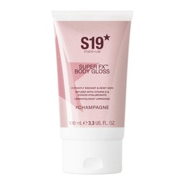 S19 SUPER FX Body Gloss, CHAMPAGNE - Highlights & Perfects Skin, Instant Glossy & Dewy Look - 100ml