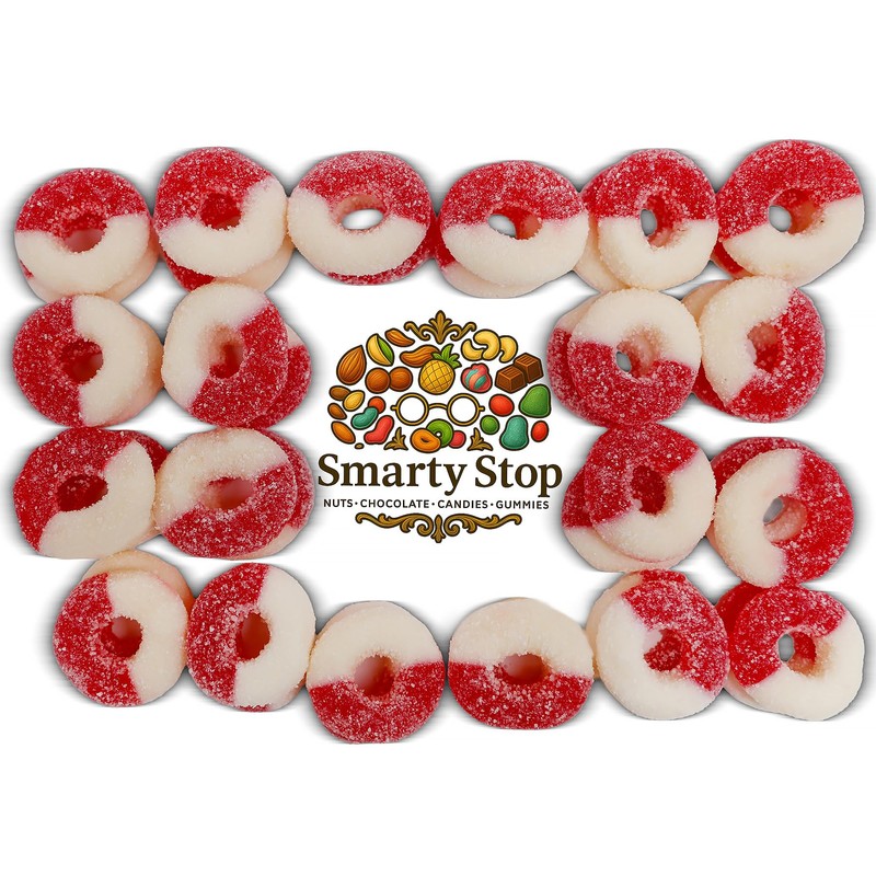 Gummy Ring Candies, Cherry Flavors (2 LB)