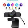 TECHFUN HD Webcam (1080P/30fps) for PC With Microphone, Plug &