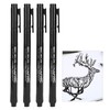 12pcs Micron Liner Fine Tip Marker Pen Black Ink Waterproof