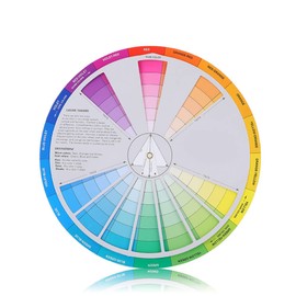 Color Whirl Colour Mixing Chart Tattoo Colour Wheel, Multicoloured Pigment Colour Wheel Mixing Instructions Tattoo Accessories Colour Mixing Instructions Mixed Colour Teaching Aid (23 cm Diameter)