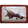 Concorde 1969 Supersonic Plane Jet Plain Tin Sign 20 x