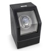 Heiden Battery Powered Single Watch Winder in Black Leather