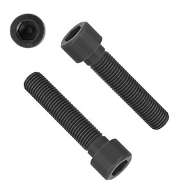 TERF® M5 X 12mm Hex Socket Cap Head Machine Screws Self Colour Black High Tensile Grade 12.9 Machine Screw M5 (5mm) X 12mm Allen Key Hexagonal Socket cap Bolts - Pack of 20