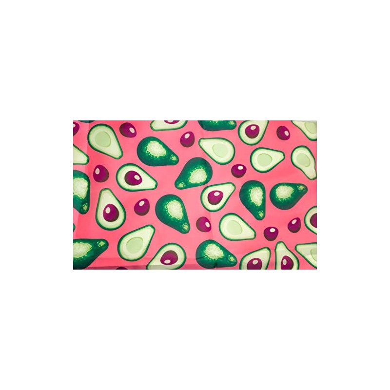 NERTHUS FIH 686 Shopping Bag, 100% Recycled Plastic, Avocados, 43