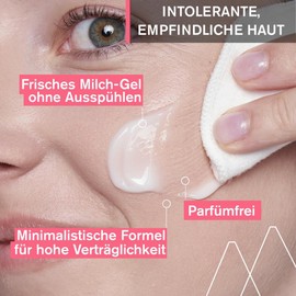 Uriage Tolederm Gel Milk Makeup Remover for Intolerant, Sensitive Skin - Face Milky Gel Cleanser with a Minimalist Formula for High Compatibility - No Rinse - 150 ml