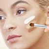 4 Pcs Flat Concealer Brush Eye Eyeshadow Primer Brush Small