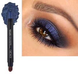 ENGBO -Powder Waterproof Eyeshadow Stick – Champagne Shimmer – Long-Lasting, Crease-Proof, Medium Golden-Beige Shimmer Cream Eyeshadow with Built-in Smudger (08, 2G)