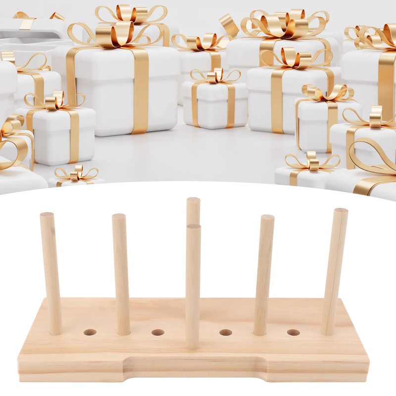Bow Maker Wooden Portable Lightweight Wreath Bow Making Tool for