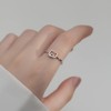 Hollow Pig Thin Minimalist Cute 925 Sterling Silver Engagement Tiny