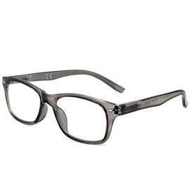In Style Eyes Seymore - Gafas de lectura bifocales retro, color gris claro, 1 x
