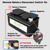 DZSSCY Remote Battery Disconnect Switch 12v, 250A, Battery Cut Off