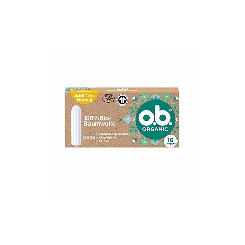 OB Tampon Organic Organic Normal Pack of 6 (6 x