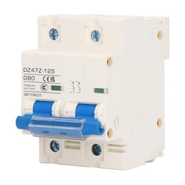2P Mini Circuit Breaker 10KA Breaking Capacity Solar PV System Small Circuit Breaker 80A DC1000V Blue Switch