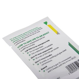 St Johns Ambulance Resuscitation Face Shield Ref F79168 Each