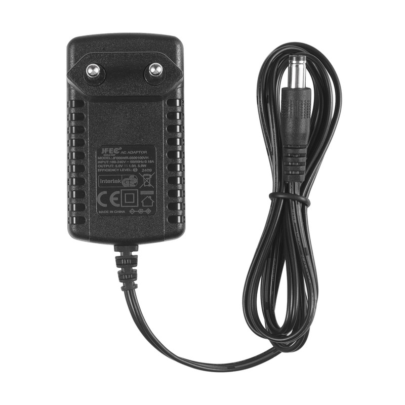 Security-01 AC to DC 5V 1A Power Supply, Plug 5.5mm