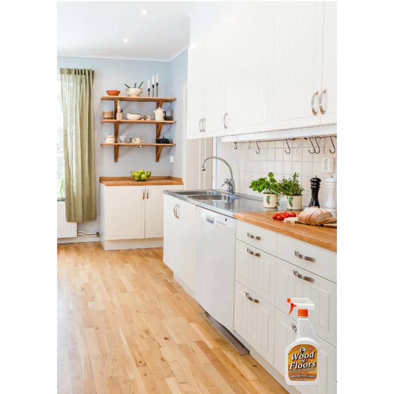 HOWARD Products Wood-N-Floors Hardwood Floor Cleaner for Hardwood, Laminate, and