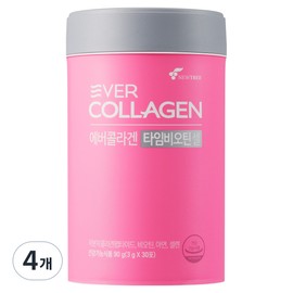 에버콜라겐 타임비오틴 셀, 90g, 4개 Evercollagen Time Biotin Cell, 90g, 4 Pack