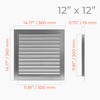 HVAC OV 12" x 12" Inch Galvanized Steel Vent Cover