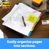 Post-it Tabs File Folder Tabs, 2" x 1.5", 24 Tabs,