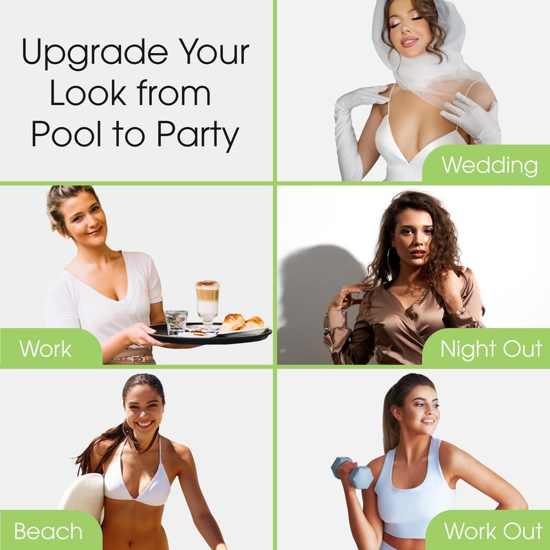 Double Scoop Women's Triangle Push Up Shaper for Bra &