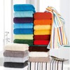 Cashmere Terry Bath Towel 75 x 140 cm Plain Chrome