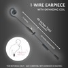 PROMAXPOWER [5-Pack] 1-Wire C-Shape Swivel Earpiece Headset with PTT Button