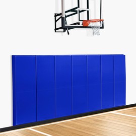 Gym Padding, Basketball Court Protector - Removable 2" Thick High-Density Wall Pad for Basketball Hoop, Garage, Basement - 60" Lx20" W