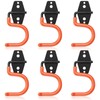 HUPBIPY 6 Pack Metal Garage Hooks, Heavy Duty S Hooks