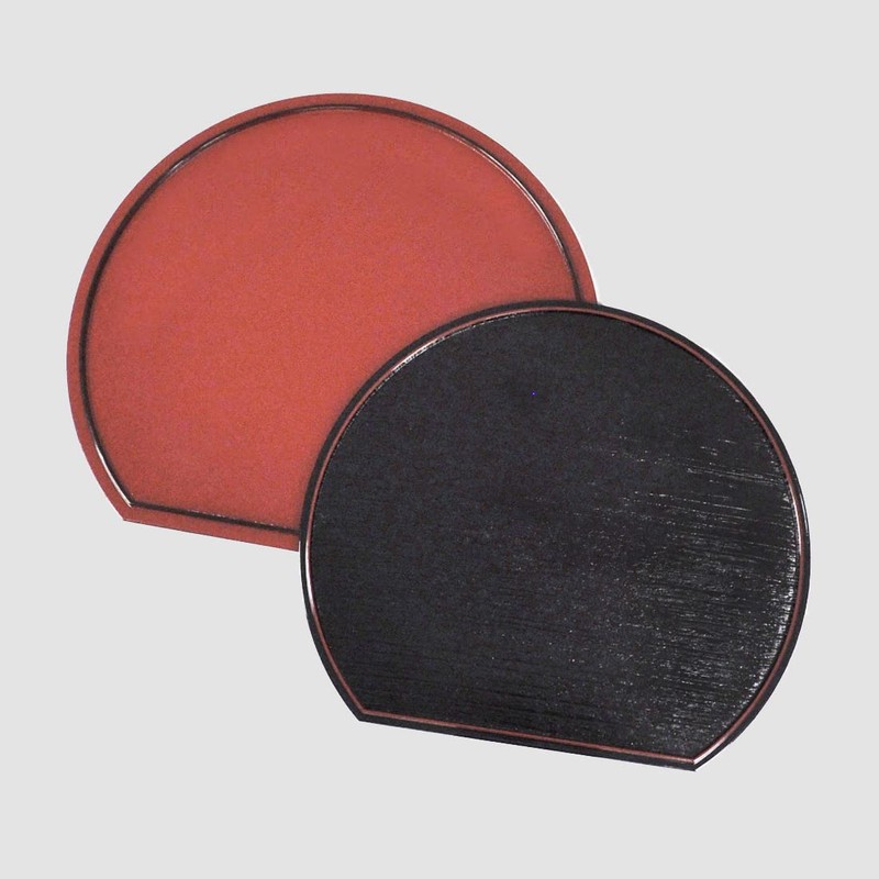 Ishida Bon Tray Half Moon Double-Sided 14.2 inches (36 cm)