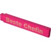 TE-Trend Folding Ruler, Pink, 2 Metres, Folding Ruler, Laser Engraving,